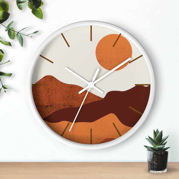 Wall Clock, Clocks, Midwest, Desert Theme, Wooden Clock, Time, Wall Decor
