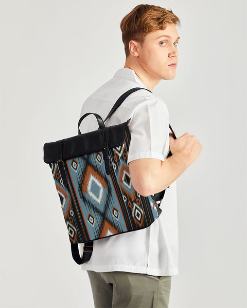 Night Walk Pattern Casual Flap Backpack