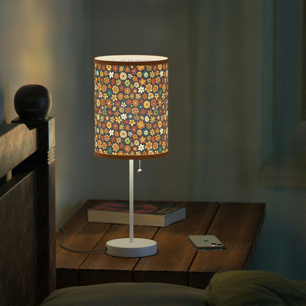 Table Lamp for Living Room Floral Decor Lighting for Bedroom Reading Lamp Home Decor Retro US|CA plug