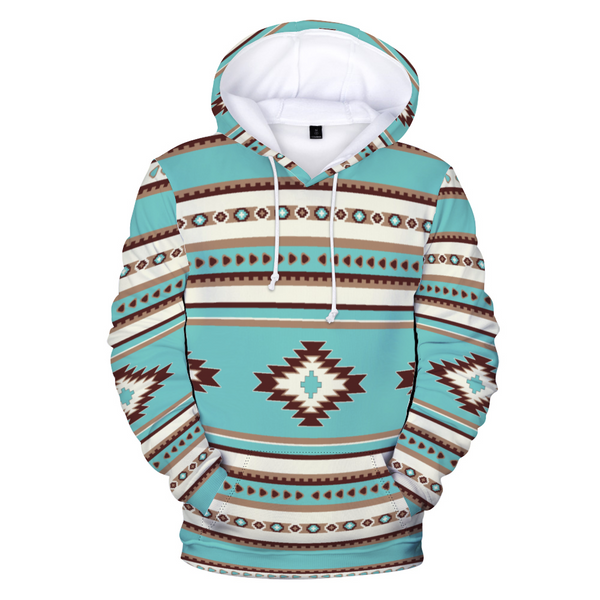 Diamond Canyon Unisex All Over Print Terrycloth Hoodie with Pockets