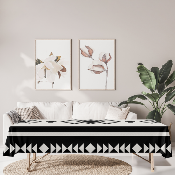 Tablecloth Southwestern Boho Cloth for Table, Polyester