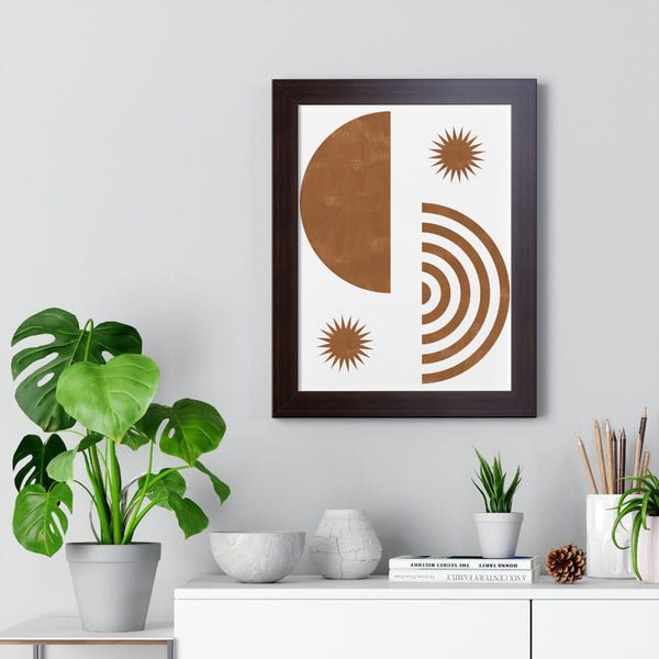 Simple Modern Framed Vertical Poster