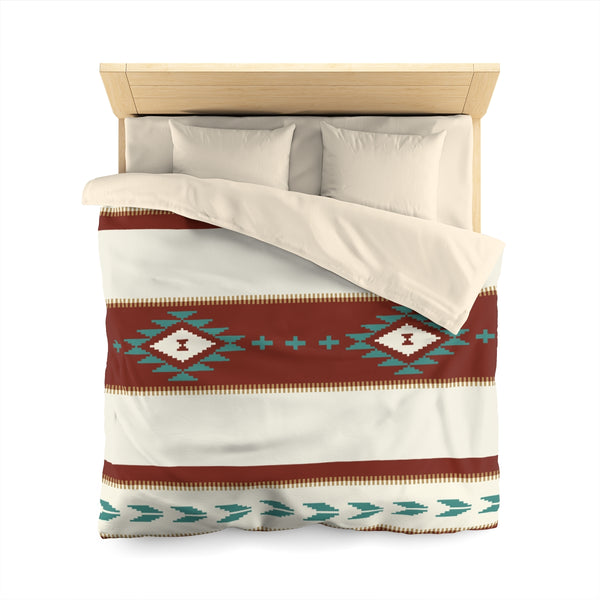 Microfiber Duvet Cover Sedona Falls Print, Twin Queen & King Sizes, Polyester Duvet Cover Bedding for Bedroom