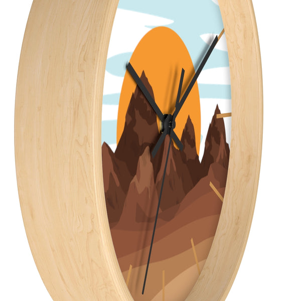 Sunrise Mountain Wall Clock