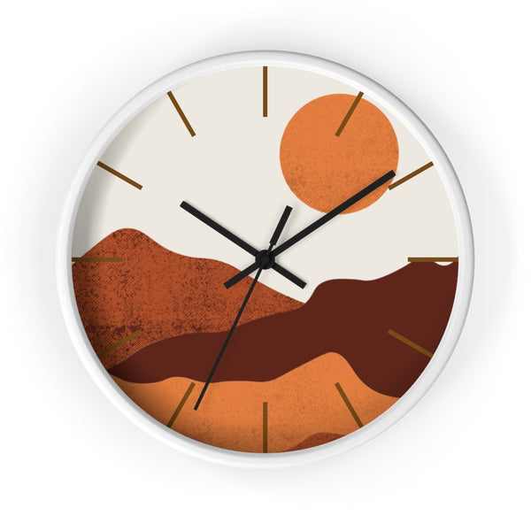Wall Clock, Clocks, Midwest, Desert Theme, Wooden Clock, Time, Wall Decor