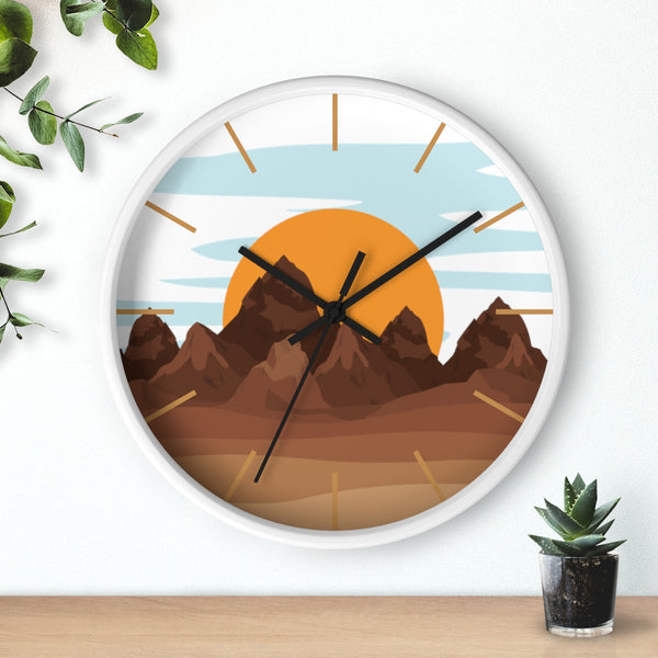 Sunrise Mountain Wall Clock