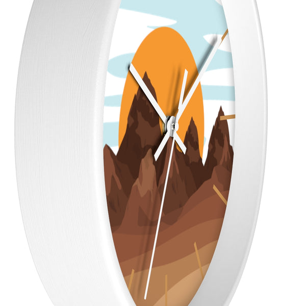 Sunrise Mountain Wall Clock