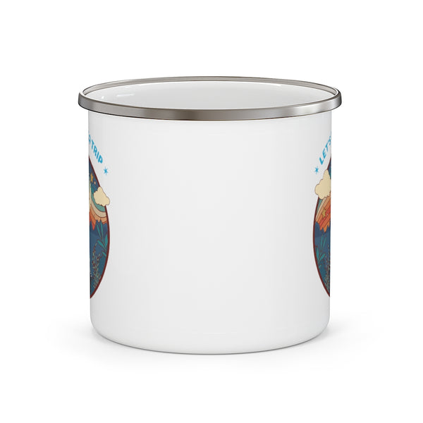 Camping Mug Gifts Travel Take a Trip Adventure Graphic Enamel Camping Mug Coffee Mug Tea Mug