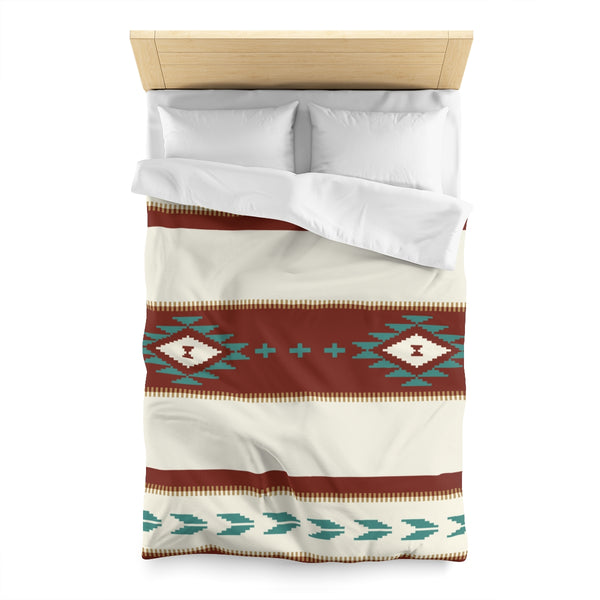 Microfiber Duvet Cover Sedona Falls Print, Twin Queen & King Sizes, Polyester Duvet Cover Bedding for Bedroom