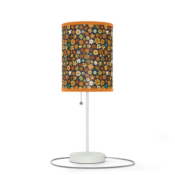 Table Lamp for Living Room Floral Decor Lighting for Bedroom Reading Lamp Home Decor Retro US|CA plug