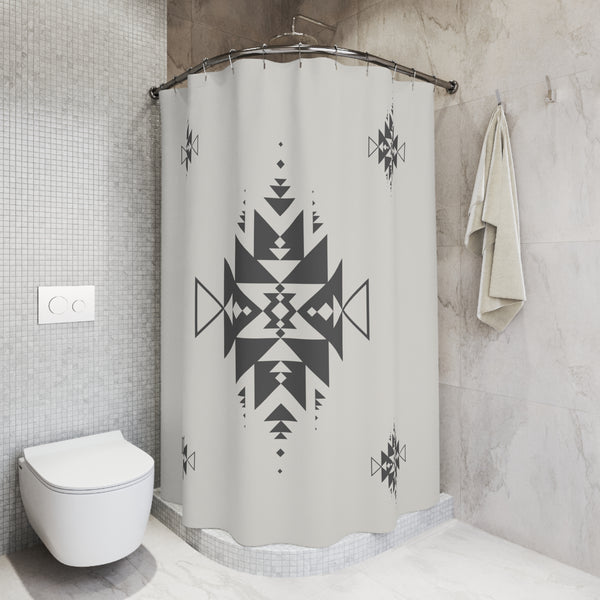 Shower Curtain Sand Dune Print Southwestern Aztec Lightweight Shower Curtain, Polyester