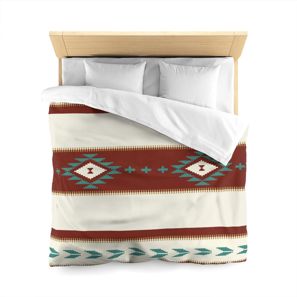 Microfiber Duvet Cover Sedona Falls Print, Twin Queen & King Sizes, Polyester Duvet Cover Bedding for Bedroom