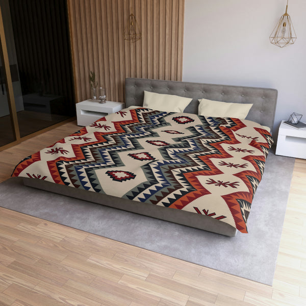 Valencia Valley Microfiber Duvet Cover Southwestern Comforter Cover Bedding