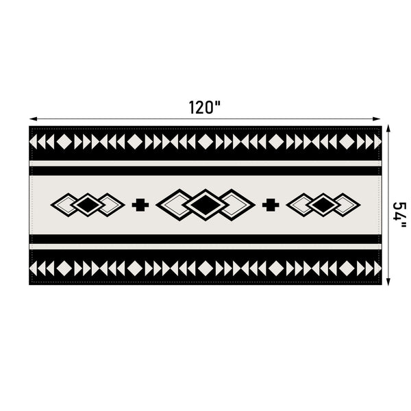 Tablecloth Southwestern Boho Cloth for Table, Polyester