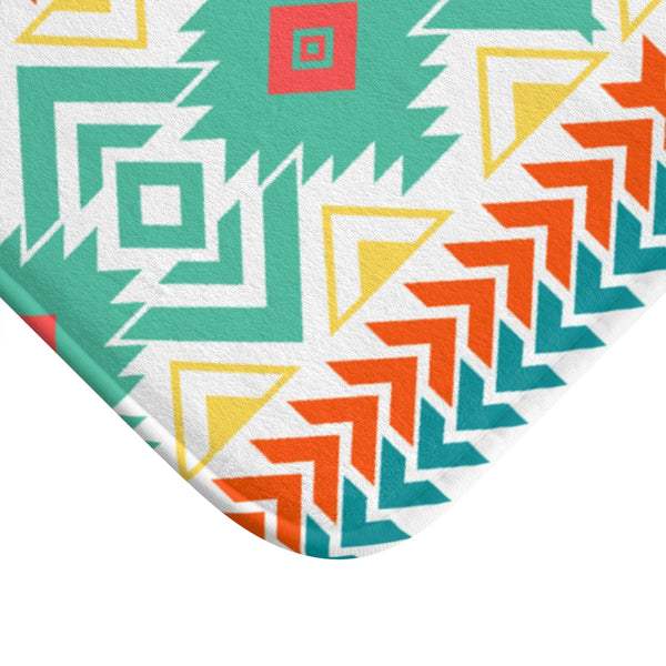 Bath Mat, Southwestern, Shower Mat, Boho Bath Mat