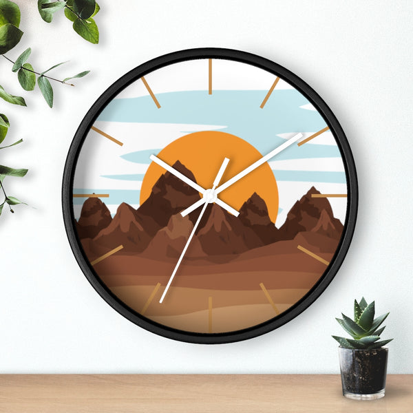 Sunrise Mountain Wall Clock