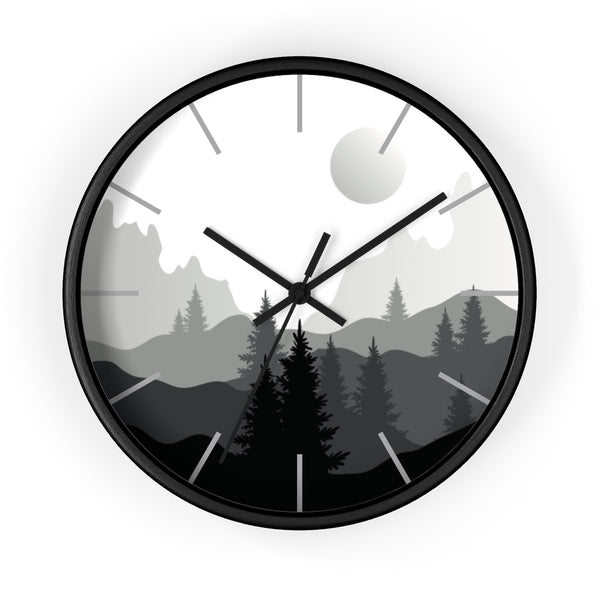 Wall clock Full Moon Forrest