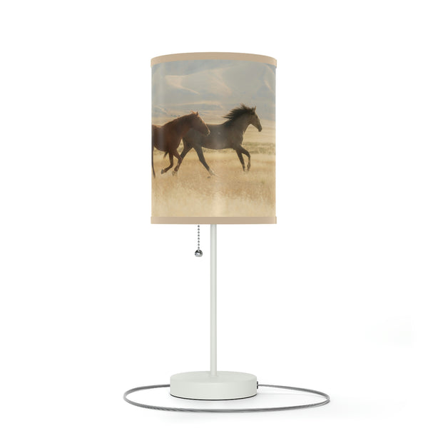 Table Lamp for Bedroom Western Decor Lighting for Office Lamp Galloping Horses