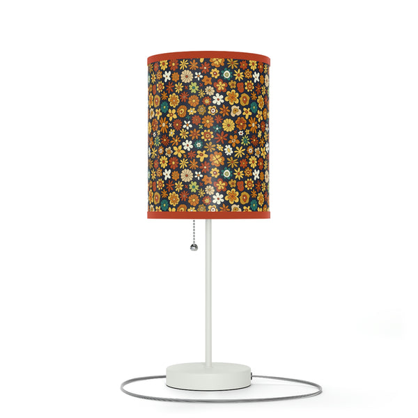 Table Lamp for Living Room Floral Decor Lighting for Bedroom Reading Lamp Home Decor Retro US|CA plug