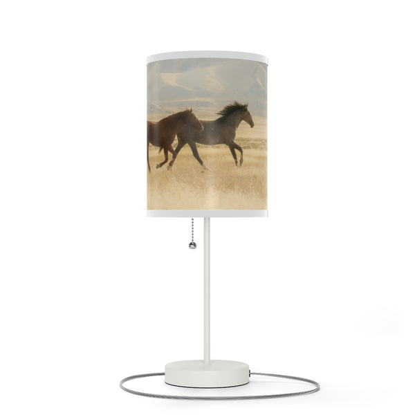 Table Lamp for Bedroom Western Decor Lighting for Office Lamp Galloping Horses