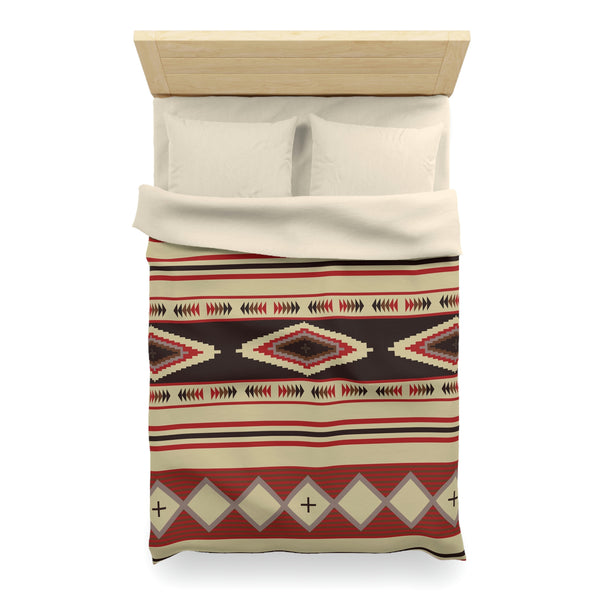 Southwestern Microfiber Duvet Cover Bedding Bedroom Decor Bohemian Rio Vista Print, Two Sizes