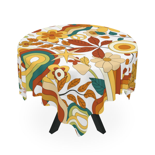 Retro Groovy Tablecloth, Kitchen & Table Accessories