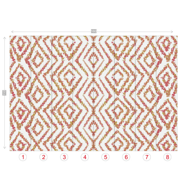 Wall Mural Wallpaper Southwestern Bohochic Wall Art Decor 3 Sizes East to Use