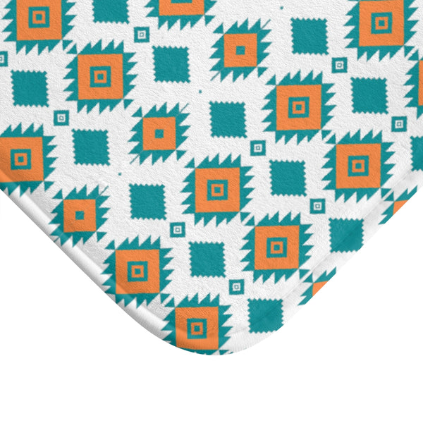 Southwestern Bath Mat | Boho Bathroom Mat Rug