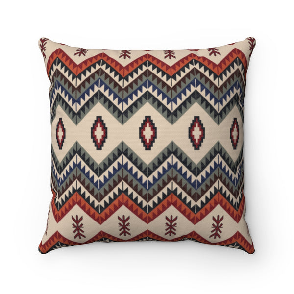 Throw Pillow Valencia Valley Southwestern Spun Polyester Square Pillow