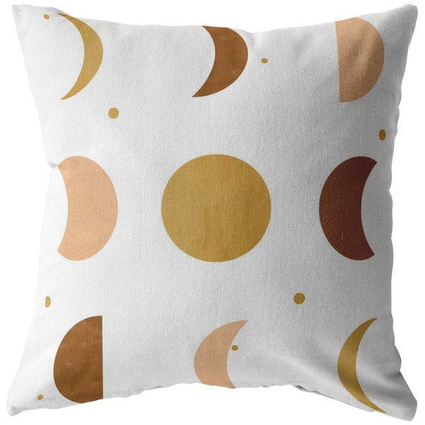 Celestial Moon Phases Accent Pillow