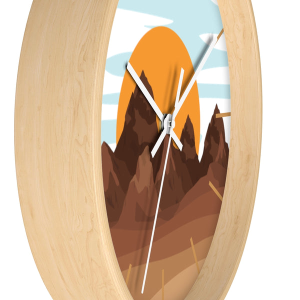 Sunrise Mountain Wall Clock
