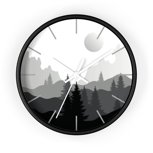 Wall clock Full Moon Forrest