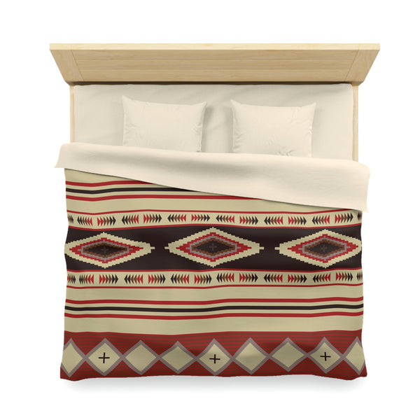 Southwestern Microfiber Duvet Cover Bedding Bedroom Decor Bohemian Rio Vista Print, Two Sizes