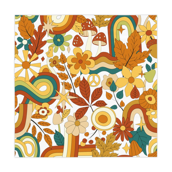 Retro Groovy Tablecloth, Kitchen & Table Accessories