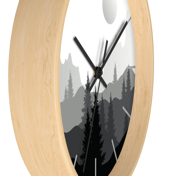 Wall clock Full Moon Forrest