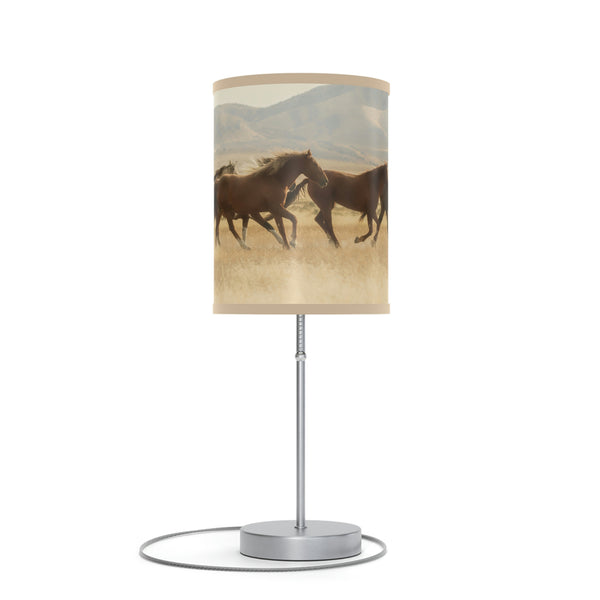Table Lamp for Bedroom Western Decor Lighting for Office Lamp Galloping Horses
