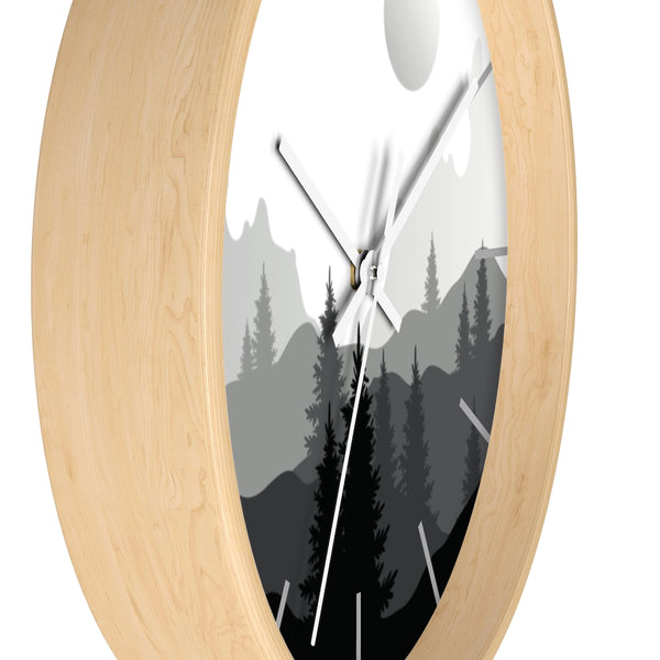 Wall clock Full Moon Forrest