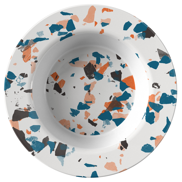 Speckled Abstract Dinner Bowl