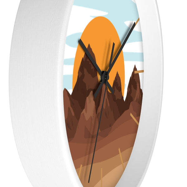 Sunrise Mountain Wall Clock