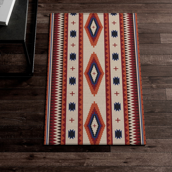 Valencia Valley Accent Rug Southwestern Area Rug Accent Rug Bohemian Decor Bedroom Living Room, 3 Sizes Available