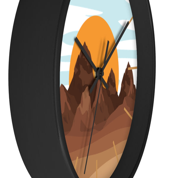 Sunrise Mountain Wall Clock