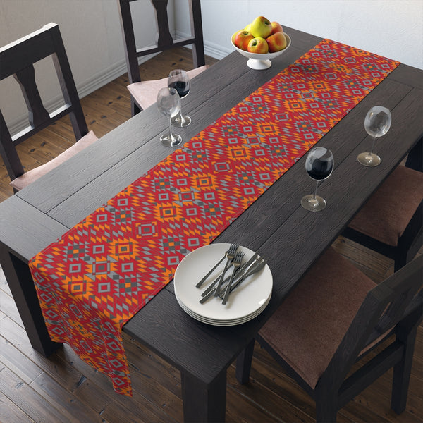 Table Runner Southwestern Kitchen Runner for Table Bohemian Eclectic Cotton or Polyester 2 Sizes