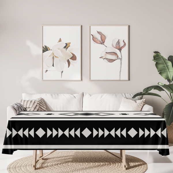 Tablecloth Southwestern Boho Cloth for Table, Polyester