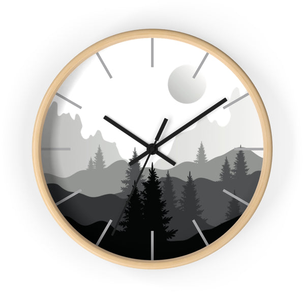 Wall clock Full Moon Forrest