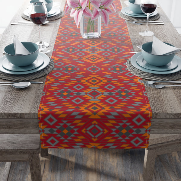 Table Runner Southwestern Kitchen Runner for Table Bohemian Eclectic Cotton or Polyester 2 Sizes