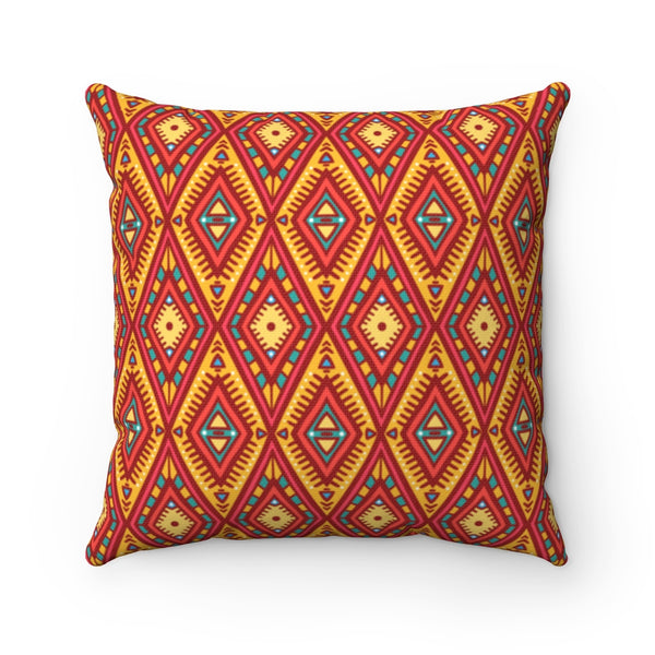Accent Pillow Arizona Sun Spun Polyester Square Throw Pillow