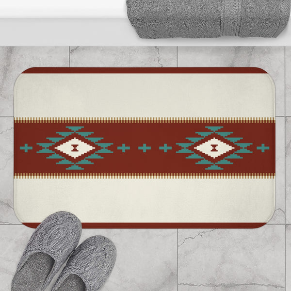Bath Mat Sedona Falls Print Southwestern Bathroom Decor Bath Curtain Microfiber Polyester Anti Slip