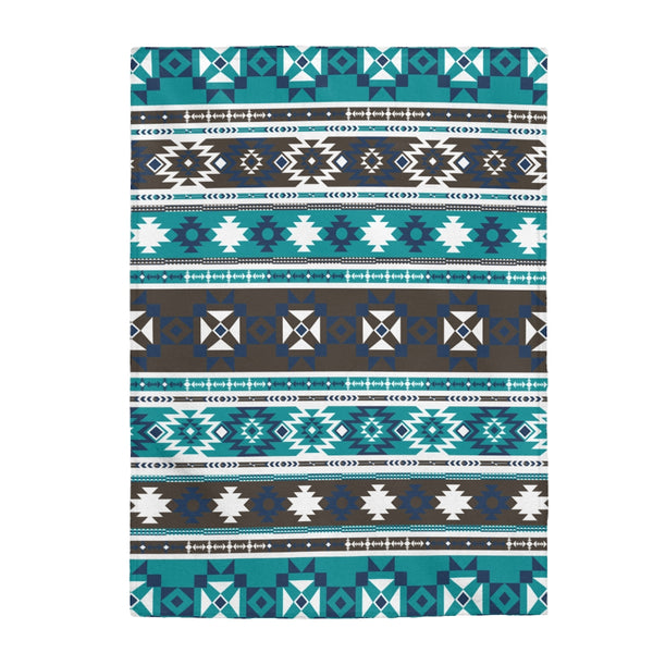 Aztec Velvet Plush Throw Blanket, Christmas Gifts, Gifts, Velveteen Plush Blanket, Throw Blanket, Southwestern, Throw Blanket Couch, Blankets & Throws
