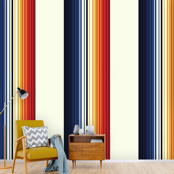 Wall Mural Wallpaper Mexican Blanket Pattern, Easy to Use Easy to Remove, 4 Sizes