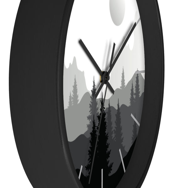 Wall clock Full Moon Forrest